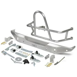Zderzak aluminiowy tył z mocowaniem na koło zapasowe GenRight Jeep Wrangler JK